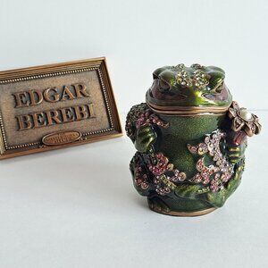 New Edgar Berebi Limited Edition Toad Milton’s Flower Box Collectible Box